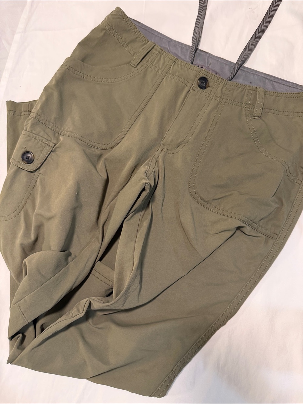 REI outdoor Cargo Olive Green Utility Pants